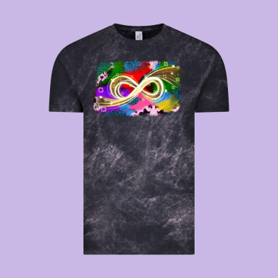 Infinity Symbol Autism Vintage Tee Designed By Jahusdesignshop