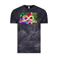 Cloud Black infinity symbol autism Vintage Tee - JahusDesignShop