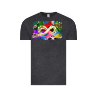 Vintage Black infinity symbol autism Vintage Tee - JahusDesignShop