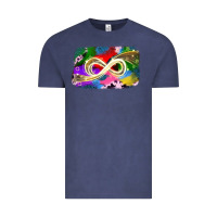 Vintage Denim infinity symbol autism Vintage Tee - JahusDesignShop