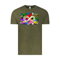 Vintage Olive infinity symbol autism Vintage Tee - JahusDesignShop