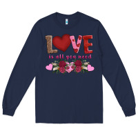 Navy love is all you need Long Sleeve Tee - AdoDesignShop