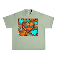 Oil Green teacher hearts Urban Heavy Tee - JahusDesignShop
