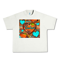Pistachio teacher hearts Urban Heavy Tee - JahusDesignShop