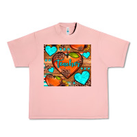 Salmon teacher hearts Urban Heavy Tee - JahusDesignShop