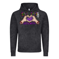 Vintage Arctic this girl loves halloween Vintage Hoodie - CowhideDigitalArt