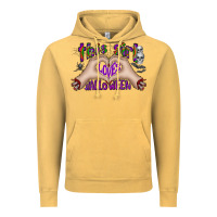 Vintage Mustard this girl loves halloween Vintage Hoodie - CowhideDigitalArt