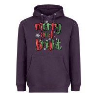 Plum merry and bright Heavyweight Hoodie - MaliasSmallBusiness