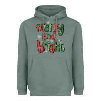 Sage merry and bright Heavyweight Hoodie - MaliasSmallBusiness