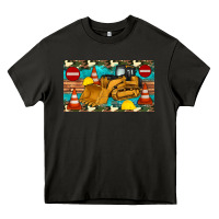 Asphalt bulldozer sippy Heavy Core Tee - Artiststas
