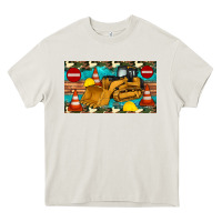 Cream bulldozer sippy Heavy Core Tee - Artiststas