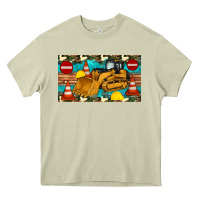 Mossy bulldozer sippy Heavy Core Tee - Artiststas