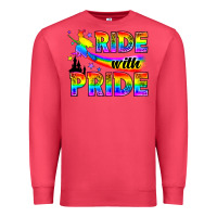 Cardinal Western LGBTQ+ Ride With Pride Premium Sweatshirt - BundleAndBundleShop