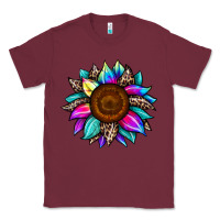Burgundy sunflower tie dye Classic Tee - JahusDesignShop