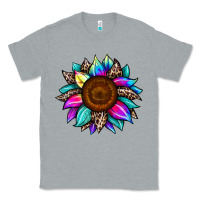 Heather Grey sunflower tie dye Classic Tee - JahusDesignShop