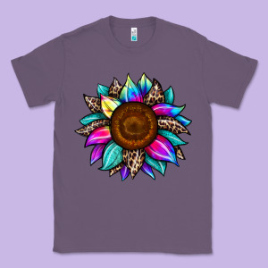 Sunflower Tie Dye Classic Tee Designed By Jahusdesignshop
