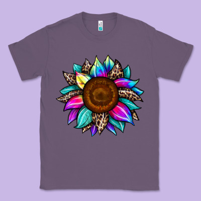 Sunflower Tie Dye Classic Tee Designed By Jahusdesignshop