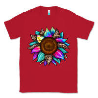 Red sunflower tie dye Classic Tee - JahusDesignShop