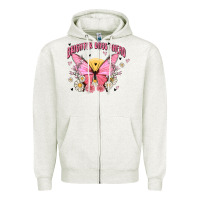 Oatmeal Heather brighter days ahead Zipper Hoodie - MaliasSmallBusiness