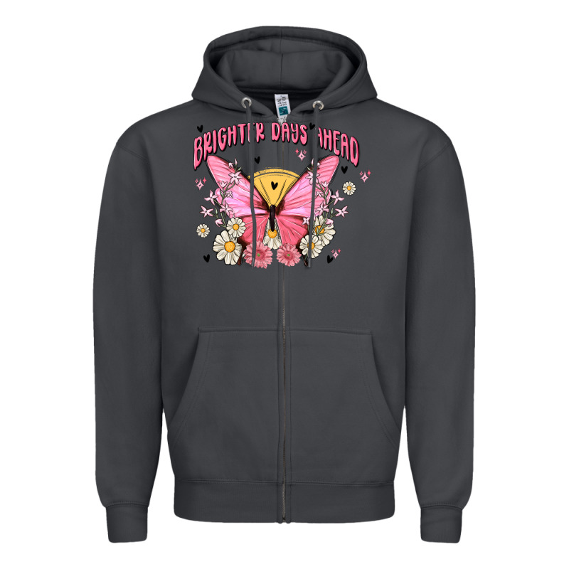 Brighter Days Ahead Zipper Hoodie by MaliasSmallBusiness | Teevron