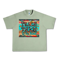 Oil Green teach them to be kind Urban Heavy Tee - JahusDesignShop