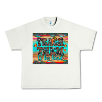 Pistachio teach them to be kind Urban Heavy Tee - JahusDesignShop