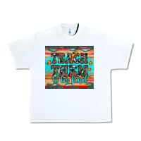 White teach them to be kind Urban Heavy Tee - JahusDesignShop