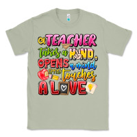 Matcha a Teacher Takes a Hand Opens a mind and Touches A Classic Tee - CowhideDigitalArt