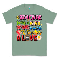 Sage a Teacher Takes a Hand Opens a mind and Touches A Classic Tee - CowhideDigitalArt