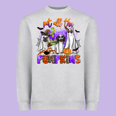 Pet All The Pupkins Heavyweight Sweatshirt Designed By Adodesignshop
