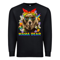 Black Mama Bear Pride LGBTQ+ Premium Sweatshirt - BundleAndBundleShop