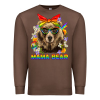 Chestnut Mama Bear Pride LGBTQ+ Premium Sweatshirt - BundleAndBundleShop