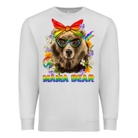 Dove Grey Mama Bear Pride LGBTQ+ Premium Sweatshirt - BundleAndBundleShop
