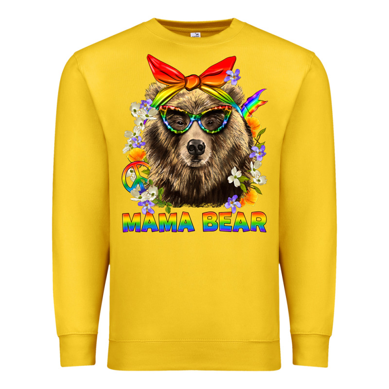 Mama Bear Pride Lgbtq+ Premium Sweatshirt by BundleAndBundleShop | Teevron
