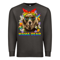 Smoke Mama Bear Pride LGBTQ+ Premium Sweatshirt - BundleAndBundleShop