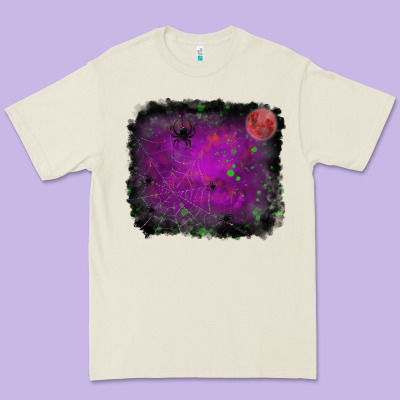 Premium Tee Halloween background