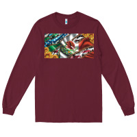 Burgundy usa flag and mexico flag with sunflower and cowhide  license plate Long Sleeve Tee - Artiststas