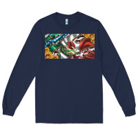 Navy usa flag and mexico flag with sunflower and cowhide  license plate Long Sleeve Tee - Artiststas