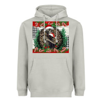 Moon Dust Merry Christmas skeleton Heavyweight Hoodie - NancyCooperArtShop