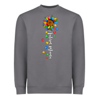 Storm autism mama sunflower white Heavyweight Sweatshirt - JahusDesignShop