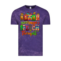 Cloud Purple nacho average speech therapist Vintage Tee - AdoDesignShop