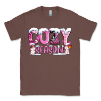 Chestnut pink cozy season with snowman ado Classic Tee - AdoDesignShop