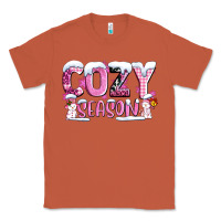 Copper pink cozy season with snowman ado Classic Tee - AdoDesignShop