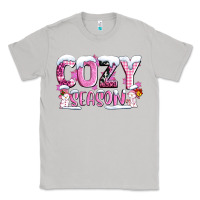 Moon Dust pink cozy season with snowman ado Classic Tee - AdoDesignShop