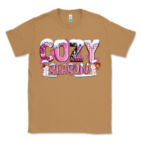 Toasted Coconut pink cozy season with snowman ado Classic Tee - AdoDesignShop