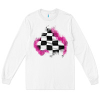 White race flag glitter patch Long Sleeve Tee - AdoDesignShop