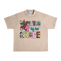 French Oak saved by his grace Urban Heavy Tee - AdoDesignShop