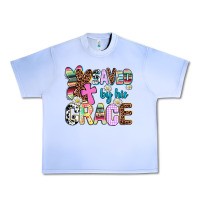 Grape Ice saved by his grace Urban Heavy Tee - AdoDesignShop