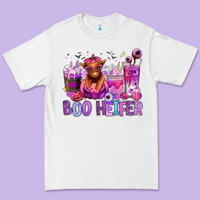 Premium Tee Halloween boo Heifer coffee cups