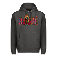 Charcoal Heather Bebe our lady of guadalupe Premium Hoodie - Bettercallsaul